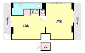 精道アパートの間取り画像