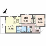 シャーメゾンガーデンズ芦屋浜町の間取り画像