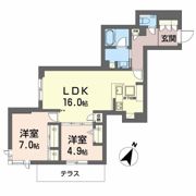 シャーメゾンガーデンズ芦屋浜町の間取り画像