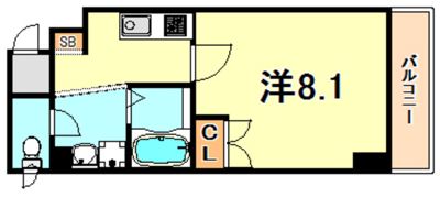 クレアール本山の間取り画像