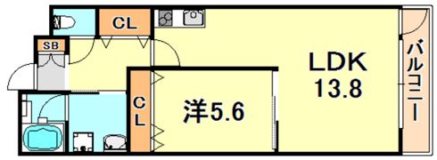 La Base Secrete甲南山手の間取り画像