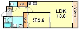 La Base Secrete甲南山手の間取り画像