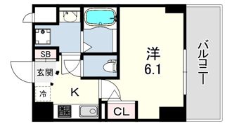 神戸国香通Futurの間取り画像