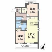 シャーメゾンガーデンズ芦屋浜町の間取り画像