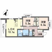 シャーメゾンガーデンズ芦屋浜町の間取り画像