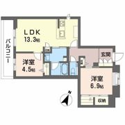 シャーメゾンガーデンズ芦屋浜町の間取り画像