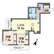 シャーメゾンガーデンズ芦屋浜町の間取り画像