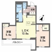 シャーメゾンガーデンズ芦屋浜町の間取り画像