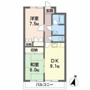 ベルグドルフ浜芦屋Aの間取り画像
