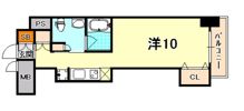 レジディア神戸磯上の間取り画像