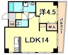 新井マンションの間取り画像
