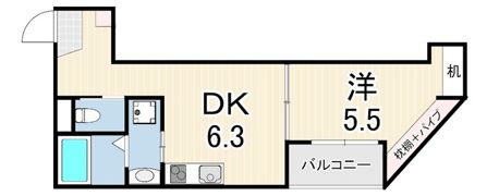 ルミナス尼崎の間取り画像