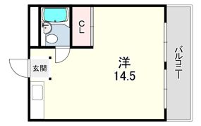 JーQueen西大物の間取り画像