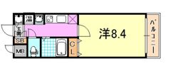 レオンコンフォート神戸西の間取り画像