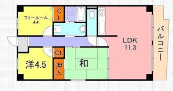 エテルノ神戸の間取り画像