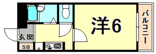 ステラハウス37の間取り画像