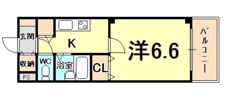 アパルトマン泰山の間取り画像