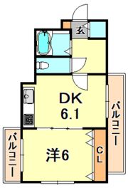 エールハイツ本山の間取り画像