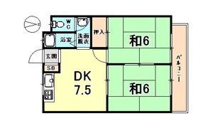 コーポ白峰の間取り画像