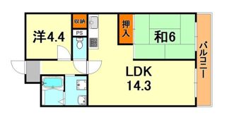 ピルティー本山の間取り画像