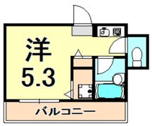 ブランシュ甲東園の間取り画像