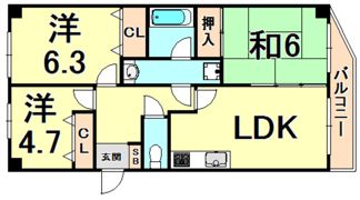 マジスト西宮の間取り画像