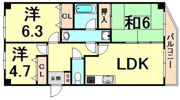 マジスト西宮の間取り画像
