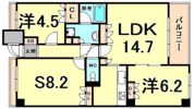ステイツ西宮門戸学院通りの間取り画像