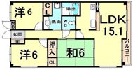 ストリームサイド甲子園の間取り画像
