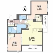 シャーメゾン 朔 OKAMOTOの間取り画像