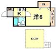 レオパレス上筒井の間取り画像