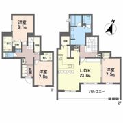 メゾン御影郡家之杜の間取り画像