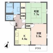 東灘ハイツの間取り画像