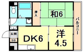 木元マンションの間取り画像