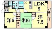 シャルマンコーポ荒牧の間取り画像