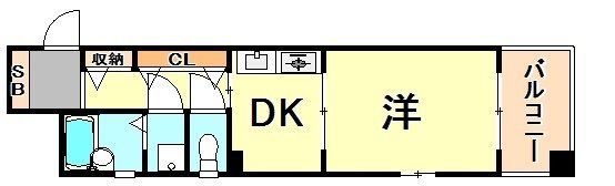 プレサンス新神戸の間取り画像