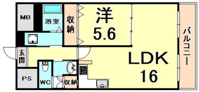 ルミナス甲南の間取り画像