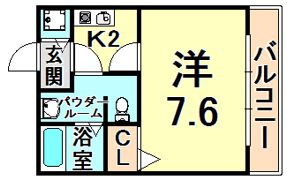 ジョリエーメゾンの間取り画像