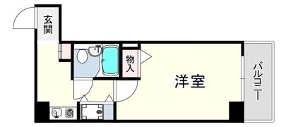 ライオンズプラザオータニ神戸の間取り画像