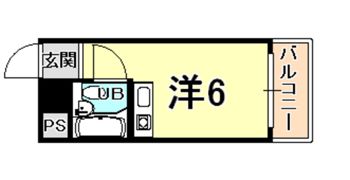 パラツィーナ夙川東の間取り画像