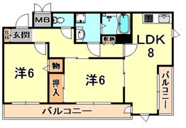 グランディア篠原の間取り画像