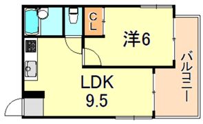 ベルシェ岡本の間取り画像