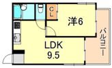 ベルシェ岡本の間取り画像