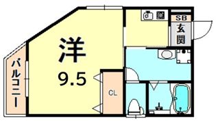 Kビルの間取り画像