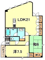 芦屋パークヴィラの間取り画像