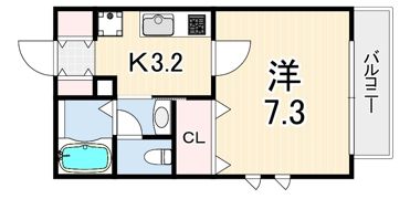 サニーヒルズ芦屋の間取り画像
