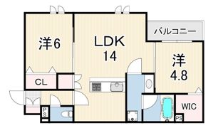（仮称）南武庫之荘1丁目ヘーベルメゾンの間取り画像