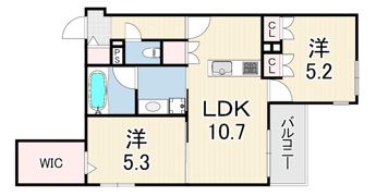（仮称）南武庫之荘1丁目ヘーベルメゾンの間取り画像