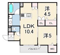 （仮称）南武庫之荘1丁目ヘーベルメゾンの間取り画像