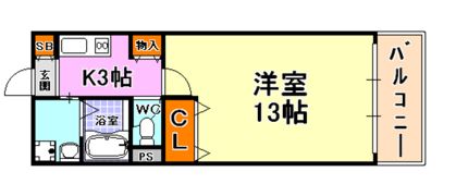Hills岡本の間取り画像